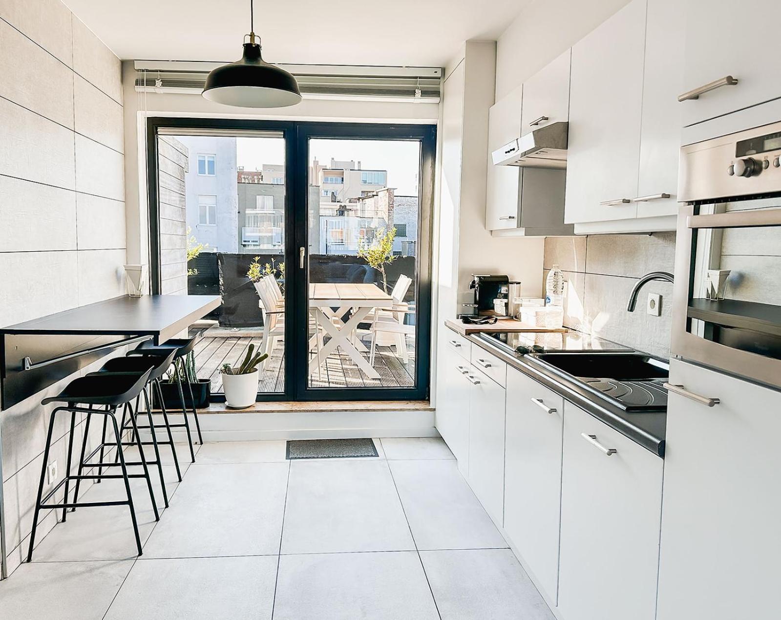 Modern Appartement Centrum Oostende Met Enorm Dakterras Zewnętrze zdjęcie